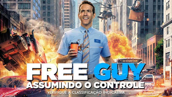 Free Guy Assumindo o Controle